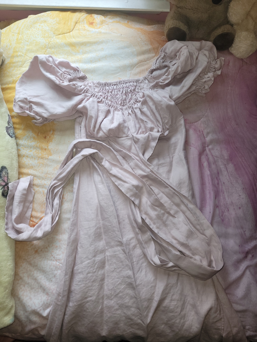100% Linen Handmade Princess Dress
